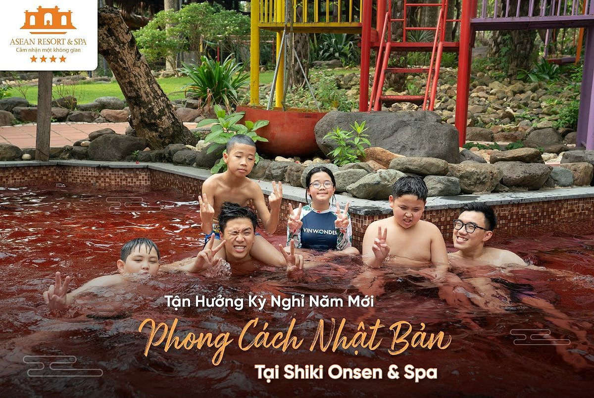 Bể bơi nước nóng tại Asean Resort