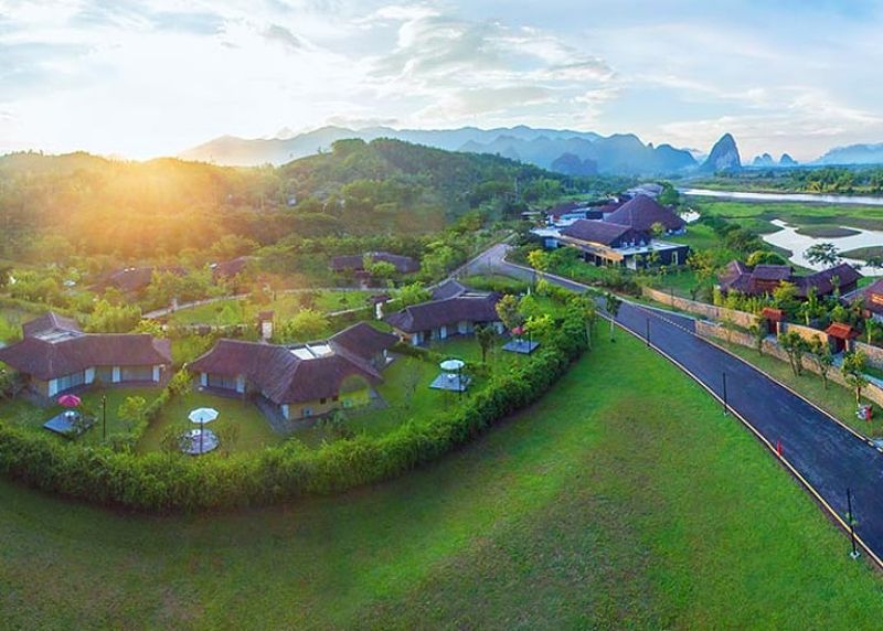 Khung cảnh hiền hòa của Serena Resort Kim Bôi Hòa Bình