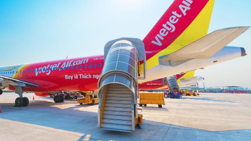 máy bay vietjet delay