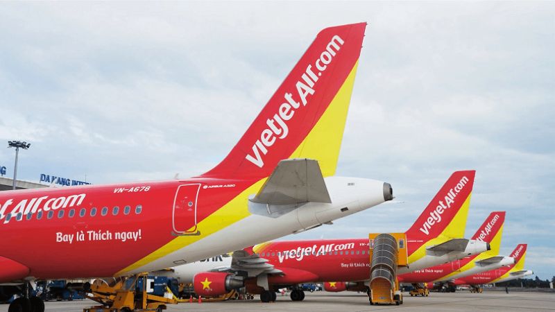 máy bay vietjet delay