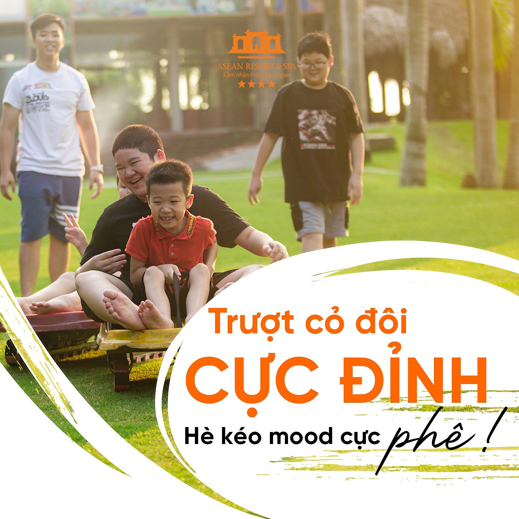 Trượt cỏ ở Asean Resort